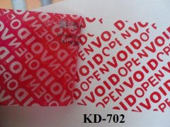KD-702 Partial Transfer Security Stickers